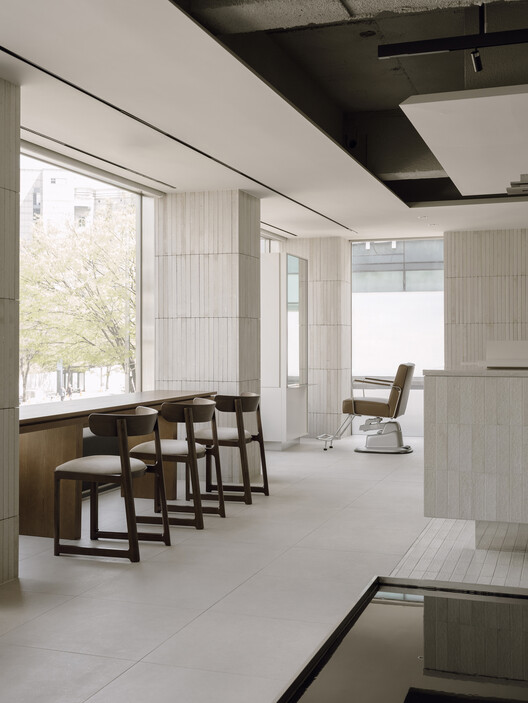 Junohair Yangjae 1st / TYPE S Junohair Yangjae 1st / TYPE S - Interior Photography, Wood, Chair, Glass