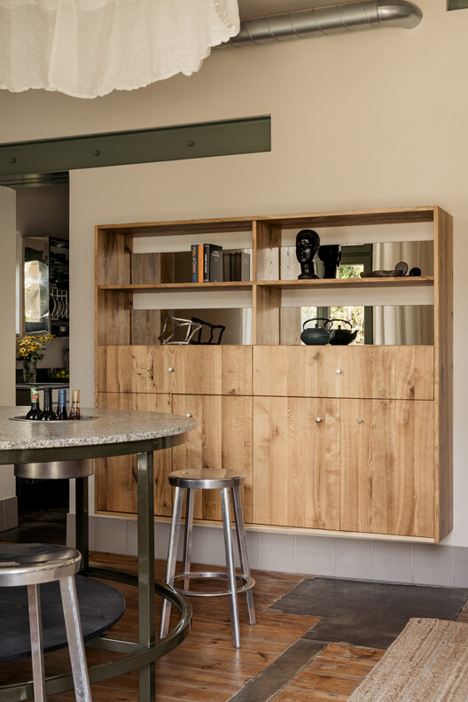P81 House / wiercinski-studio P81 House / wiercinski-studio - Interior Photography, Kitchen, Wood, Lighting, Table, Shelving, Chair