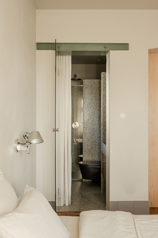 P81 House / wiercinski-studio P81 House / wiercinski-studio - Interior Photography, Bathroom, Wood, Lighting, Bedroom, Bed, Door
