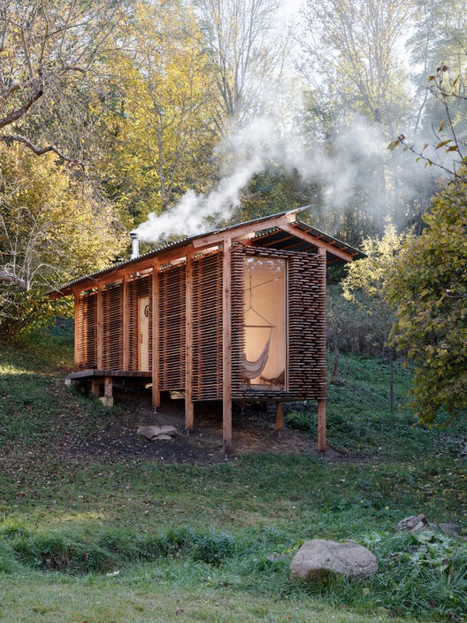 Wood-Stack Sauna Zaježová / Guča arch. - Image 2 of 18