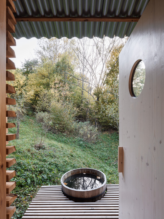 Wood-Stack Sauna Zaježová / Guča arch. - Image 11 of 18