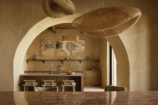 Gagy Self-Sufficient House / Kareem Aldomiaty + Ehab Aldomiaty Gagy Self-Sufficient House / Kareem Aldomiaty + Ehab Aldomiaty - Interior Photography, Kitchen, Wood, Table, Chair