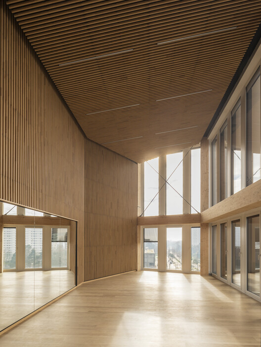 Maison de l'Innovation Office / Baumschlager Eberle Architekten - Interior Photography, Wood