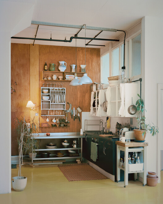 Unit 2F / Mutter - Interior Photography, Kitchen, Lighting, Shelving, Countertop