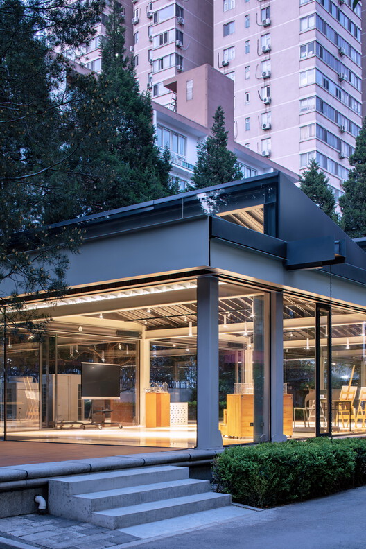 Beijing National Day School Student Creative Activity Center / Origin Architect - Exterior Photography, Glass