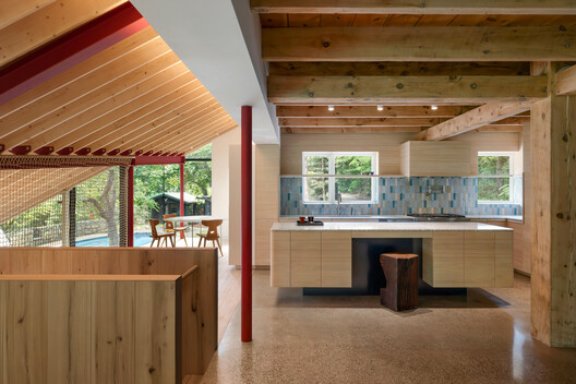 Belfountain House / UUfie Belfountain House / UUfie - Interior Photography, Kitchen, Wood, Beam, Countertop, Chair