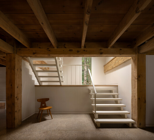Belfountain House / UUfie Belfountain House / UUfie - Interior Photography, Stairs, Wood, Beam
