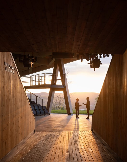 Samuel H. Scripps Theater Center / Studio Gang - Interior Photography, Wood, Stairs