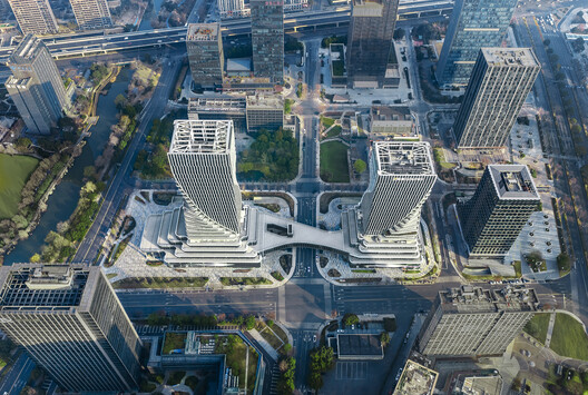 The Linping Fintech Tower / CUC - Exterior Photography, Cityscape