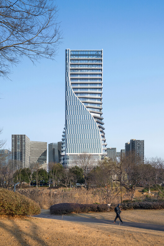 The Linping Fintech Tower / CUC - Exterior Photography