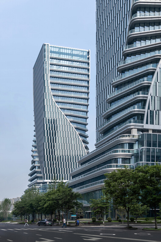 The Linping Fintech Tower / CUC - Exterior Photography