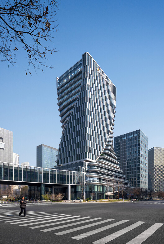 The Linping Fintech Tower / CUC - Exterior Photography