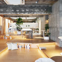 fuu Oimachi by LATIERRA / R/URBAN DESIGN OFFICE - Interior Photography, Residential Interiors, Kitchen, Lighting, Chair
