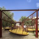Cheshm Cheran Bazi Playground / ZAV Architects - Exterior Photography, Park, Fence