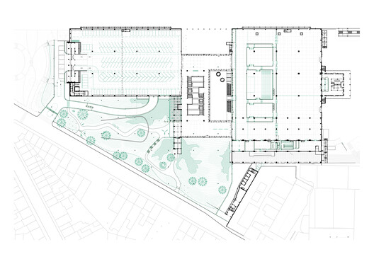Charleroi Palais des Expositions / AgwA + architecten jan de vylder inge vinck Charleroi Palais des Expositions / AgwA + architecten jan de vylder inge vinck - Image 17 of 19