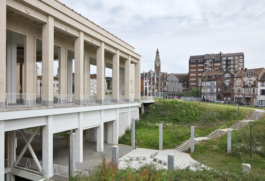 Charleroi Palais des Expositions / AgwA + architecten jan de vylder inge vinck Charleroi Palais des Expositions / AgwA + architecten jan de vylder inge vinck - Exterior Photography, Concrete, Column