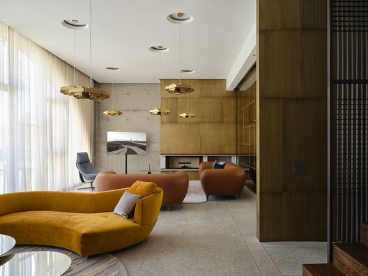 Villa Butterfly / Mohamed Amine Siana Villa Butterfly / Mohamed Amine Siana - Interior Photography, Living Room, Wood, Lighting, Chair, Table, Sofa