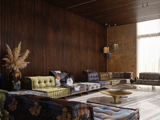 Villa Butterfly / Mohamed Amine Siana Villa Butterfly / Mohamed Amine Siana - Interior Photography, Living Room, Sofa, Wood, Lighting, Chair