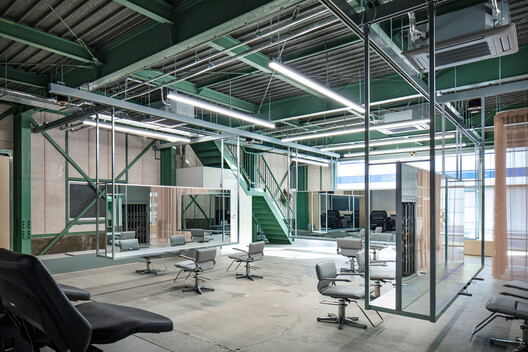 unravel Hair Salon / Atelier Write unravel Hair Salon / Atelier Write - Interior Photography, Lighting, Glass, Chair, Steel, Beam