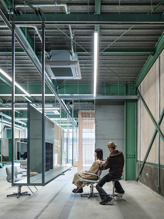 unravel Hair Salon / Atelier Write unravel Hair Salon / Atelier Write - Interior Photography, Stairs, Lighting, Glass, Beam, Steel