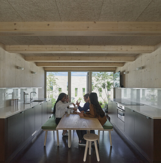 St Raphael's Health and Wellbeing Center / Adam Richards Architects St Raphael's Health and Wellbeing Center / Adam Richards Architects - Interior Photography, Kitchen, Wood, Table, Chair, Countertop
