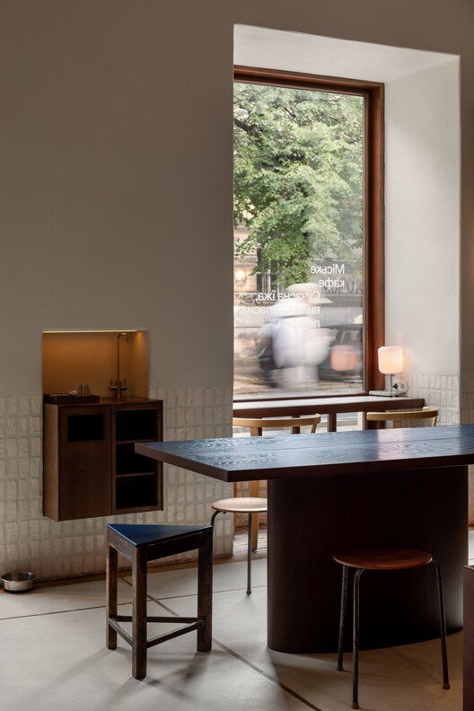 Mitte Café 2.0 / LIS design studio - Interior Photography, Kitchen, Wood, Table, Chair