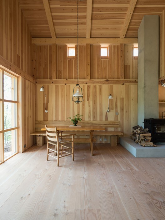 Timber Temple - Cabin in Sirdal / Arkitekt Folstad Knut - Interior Photography, Wood, Lighting, Beam