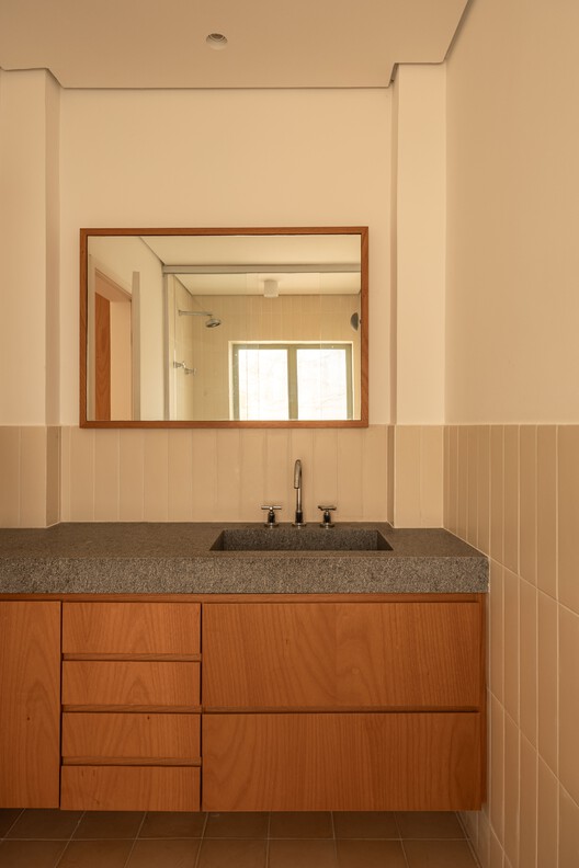 Conde House / Terra Arquitetura Conde House / Terra Arquitetura - Interior Photography, Bathroom, Wood, Sink, Countertop