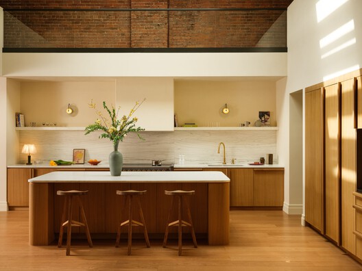 Tribeca Residence / Muqaddas Akkari Studio Tribeca Residence / Muqaddas Akkari Studio - Interior Photography, Kitchen, Wood, Countertop, Chair