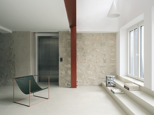 Sentier - Contemporary Workplace / Agathe Marimbert Architecte + Exbrayat Enrico architectes + Romain Granoux architecte - Interior Photography, Concrete