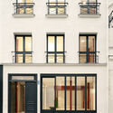 Sentier - Contemporary Workplace / Agathe Marimbert Architecte + Exbrayat Enrico architectes + Romain Granoux architecte - Interior Photography, Renovation, Door, Balcony