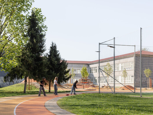 Trnava School Campus Reconstruction / Šercel Švec - Exterior Photography