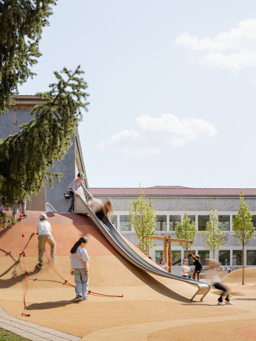 Trnava School Campus Reconstruction / Šercel Švec - Exterior Photography