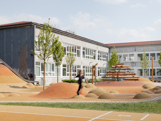 Trnava School Campus Reconstruction / Šercel Švec - Exterior Photography