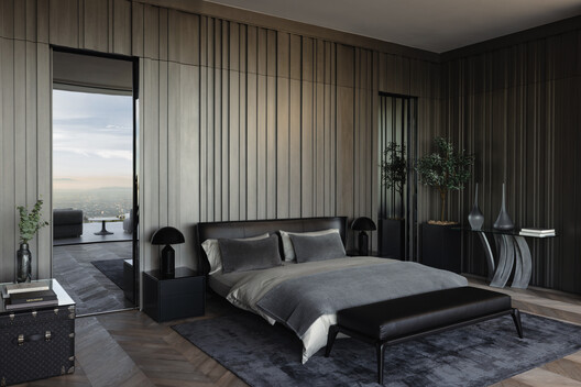 Helix Residence / SAOTA Helix Residence / SAOTA - Interior Photography, Bedroom, Bed, Chair