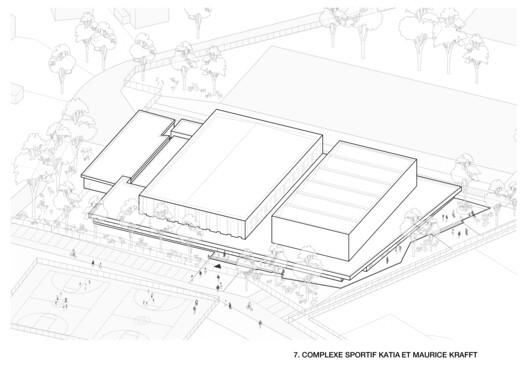 Katia and Maurice Krafft Sports Complex / rhb architectes Katia and Maurice Krafft Sports Complex / rhb architectes - Image 17 of 25