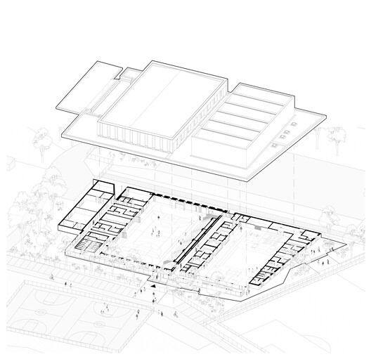 Katia and Maurice Krafft Sports Complex / rhb architectes Katia and Maurice Krafft Sports Complex / rhb architectes - Image 18 of 25