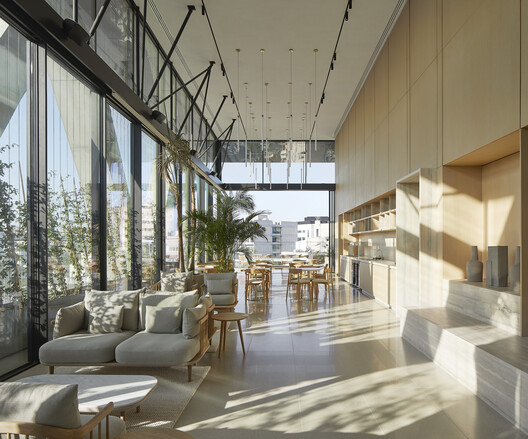 The Labs Tower / Eraclis Papachristou Architects The Labs Tower / Eraclis Papachristou Architects - Interior Photography, Living Room, Glass, Balcony