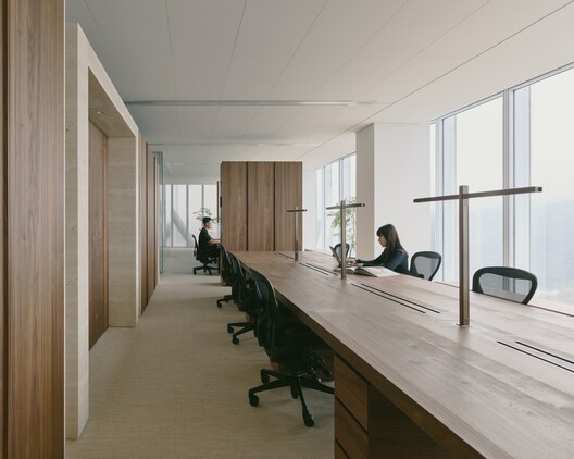 Office H / Minuspluse Design Office H / Minuspluse Design - Interior Photography, Kitchen, Wood, Table, Chair