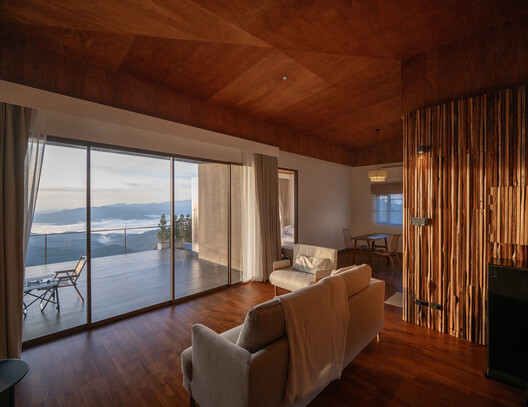 The Wood Cabin / S.O.S Architects - Interior Photography, Living Room, Wood
