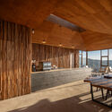 The Wood Cabin / S.O.S Architects - Interior Photography, Commercial Architecture, Kitchen, Beam