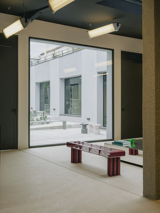 Yard House / Exbrayat Enrico architectes - Interior Photography, Lighting, Glass, Beam