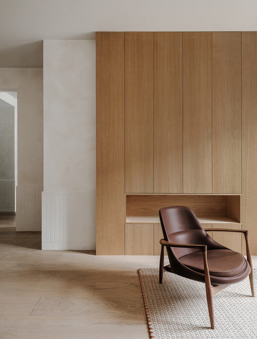 Diagonal Apartment / De la Villa Studio Diagonal Apartment / De la Villa Studio - Interior Photography, Wood, Chair