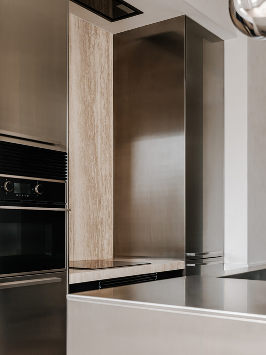 Diagonal Apartment / De la Villa Studio Diagonal Apartment / De la Villa Studio - Interior Photography, Kitchen, Wood, Countertop