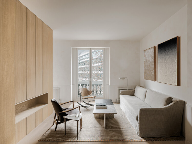 Diagonal / De la Villa Studio - Fotografía interior, Sala de estar, Madera, Sillas