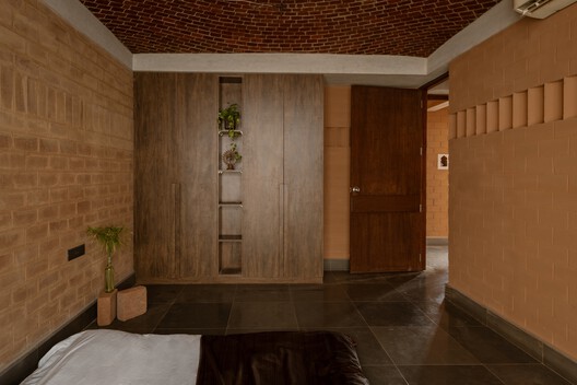 Sudhagar's Mud House / Aagaram Architects - Interior Photography, Wood, Chair, Bedroom