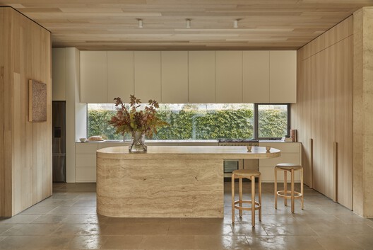 Barwon Dunes House / Eliza Blair Architecture Barwon Dunes House / Eliza Blair Architecture - Interior Photography, Kitchen, Wood, Countertop, Chair