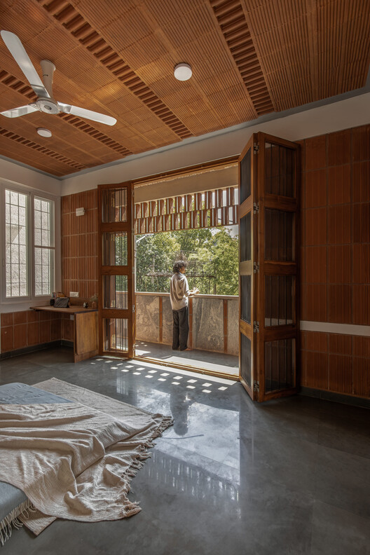 Arth Home / Wright Inspires Arth Home / Wright Inspires - Interior Photography, Bedroom, Wood, Beam