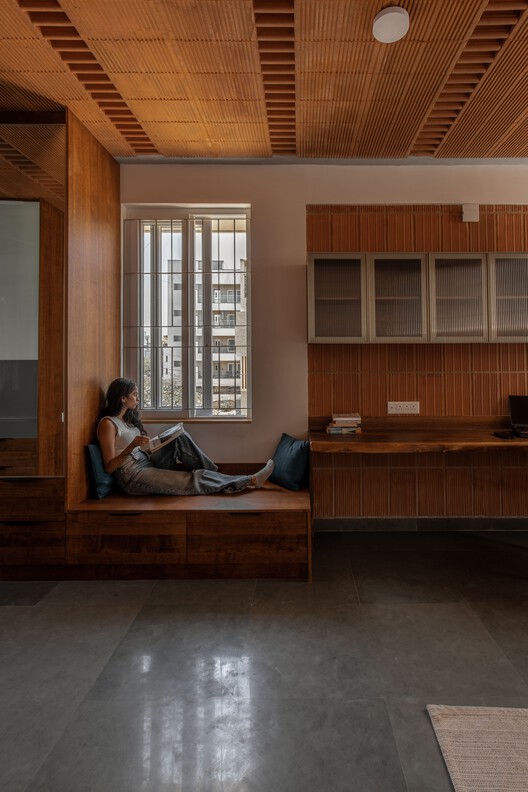 Arth Home / Wright Inspires Arth Home / Wright Inspires - Interior Photography, Wood