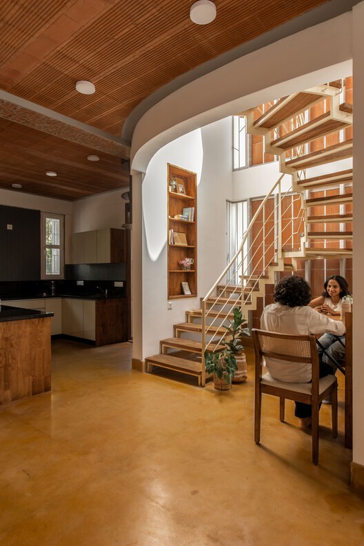 Arth Home / Wright Inspires Arth Home / Wright Inspires - Interior Photography, Kitchen, Wood, Lighting, Stairs, Glass